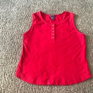 Red tank top